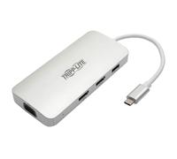 Tripp Lite U442-DOCK12-S replicatore di porte e docking station per laptop USB 3.2 Gen 2 (3.1 Gen 2) Type-C Argento