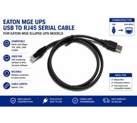 EATON ELLIPSE 1500 Modello MGE Cavo Serie - Nero