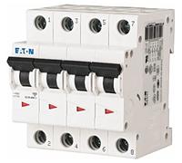 Eaton FAZ6-D32/4 Interruttore Magnetotermico, FAZ6, 32A, 4p Caratteristica, 6 kA