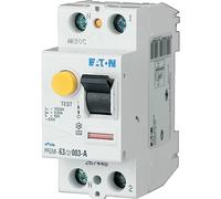 EATON 264286 PFGM-63/2/003 - Interruttore diverso - Bianco - Controller nero - 2 poli / 63 A / 30 MA - Tipo AC - Collegamento a vite