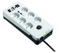 Eaton PB6TUF protezione da sovraccarico Nero, Bianco 6 presa(e) AC 220 - 250 V 1,5 m
