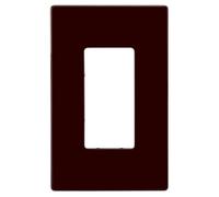 Eaton PJS26B - Placca da parete in policarbonato, 1 banda, senza viti, colore: Marrone