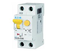 EATON PKN6-25/1N/C/003-MW Interruttore combinato PKN6, 1P+N, 25A, 30 mAh, Curva C