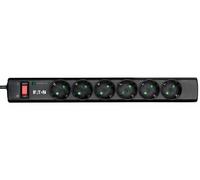 Eaton PS6D protezione da sovraccarico Nero, Bianco 6 presa(e) AC 220 - 250 V 1 m