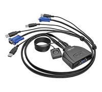 Eaton Switch KVM a 2 porte con cavo USB/VGA, cavi e condivisione periferiche USB