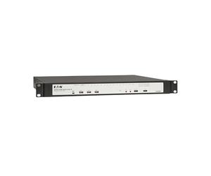 Eaton Switch KVM over IP per rack a 16 porte, Cat5/Cat5e, connessione multimediale virtuale, 2 utenti remoti/1 locale, software libero, KVM VGA o HDMI, montaggio a rack 1U, conforme TAA, garanzia di 3