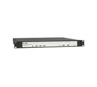 Eaton Switch KVM over IP Rack a 32 porte, Cat5/Cat5e, connessione multimediale virtuale, 1 remoto/1 utente locale, software gratuito, VGA o HDMI KVM, montaggio a rack 1U, conforme TAA (B064-032-01-IPH