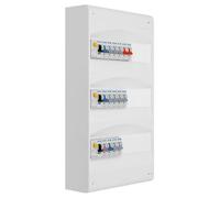 EATON - Tabella 3 file pre-attrezzata 3 inter. diff. 40A + 15 interruttori