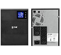Eaton UPS 5SC 750I Tower - Gruppo di Continuità Interattivo (UPS) - 5SC750I - 750VA (6 prese Schuko) - Regolazione Della Tensione (AVR), Display e Interfaccia USB (Cavo USB incluso) - Nero