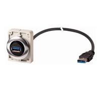 Eaton Y7-187084 Presa da incasso, 1,5 m, cavo confezionato con spina USB 3.0, t