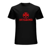 EAtsia Arasaka Red T-Shirt Black Shirt Men's Top Tee XL