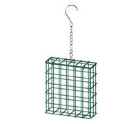 EATURA DI BIRCA - Stazione Di Sospensione Del Metallo | Porta Di Cibo A Prova Di Scoiattolo | Alimentatore Giardino Quadrato Con Catena | Strumento Di Decorazione Della Fauna Selvatica All'aperto