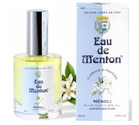 Eau de Menton Néroli - Eau de Toilette floreale e seducente per donna - Profumo naturale con note di fiori d'arancio - Fatto a mano sulla Costa Azzurra - Atomizzatore Ricaricabile - 50 ml