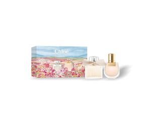 Eau de Parfum 20 ml + Nomade Eau de Parfum 20 ml Gift Set Il Mini Set comprende due fragranze distinte:Chloé EDP 20mlNOMADE Chloé EDP 20mlOgni fragranza di questo set cattura l'essenza della femminili