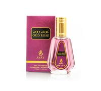 Eau de Parfum Arab in Spray 50 ml da donna Made in Dubai Profumo Oriantale (Oud Rose)