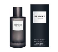 Bespoke Mens Black Suede and Fougere Eau De Parfum, Aftershave for Men 100ml