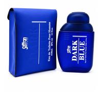 Eau de Toilette blu scuro da 100 ml - Acqua di colonia da uomo a lunga durata agrumi, legnosa e calda pelle - Profumo maschile dopobarba casual ed elegante regalo per lui Distinctive Deep Blue Spray