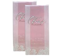 Eau De Toilette Donna CHIC Romantic, Fragranza Femminile Elegante, Naturale e Sexy 100ml (2 Unità)
