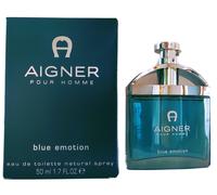 Eau De Toilette For Uomo EDT 50 ML Aigner Pour Homme Blue Emozione Nuovo Ovp