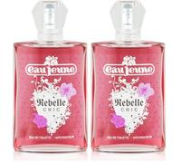 Eau Jeune Rebelle Chic EDT Spray profumo donna, 75ml (Confezione da 2)