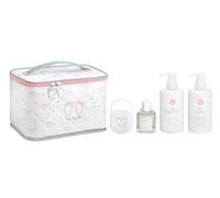 Eau my BB Astuccio con beauty case, EDS 60 ml, lozione idratante 300 ml, bagnoschiuma e shampoo 300 ml e porta ciuccio