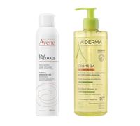 Eau Thermale Avène Acqua termale Spray + A-Derma Exomega Control Olio