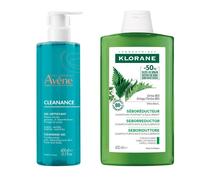 Eau Thermale Avène Cleanance Gel Detergente Purificante + Klorane Sham