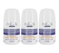 Eau Thermale Jonzac Nutritive Deodorante Alta Tolleranza 24H 3x50 ml