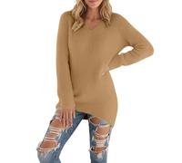 Eauptffy Pigiami da donna, autunno, inverno, flanella, spessi, caldi, con stampa a testa di orso, per casa, pigiama, più spesso, caldo, motivo festoso, maglietta sportiva e comoda, O kaki, L