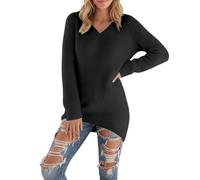 Eauptffy Pigiami da donna, autunno, inverno, flanella, spessi, caldi, con stampa a testa di orso, per casa, pigiama, più spesso, caldo, motivo festoso, maglietta sportiva e comoda, O nero., L