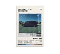 EaUso Kendrick Lamar Good Kid Music Poster decorativo su tela, poster decorativo da parete e stampa artistica moderna per camera da letto e camera da letto (30 x 45 cm)