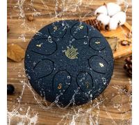 Eavnbaek Rain Chime Drum - Tamburo per pioggia da giardino esterno, con borsa, libro musicale, bacchette, supporto per martello e pagaie per dita, tamburo per lingua in acciaio, per regali, yoga e