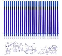 EAVUYIS 30 Pezzi Refill per Penna Gel Cancellabile, Compatibili con Legam, Altezza 13 cm, Inchiostro Termosensibile, Punta 0,5 mm, Particolarmente adatto per la scuola e la vita quotidiana, Blu
