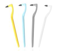 EAVUYIS 4 Pezzi Rimozione Tartaro Denti, Smacchiatore Denti Professionale, Gli Strumenti per la Cura dei Denti,per Apparecchi Ortodontici Ponti Linea e Pulizia dei Dettagli