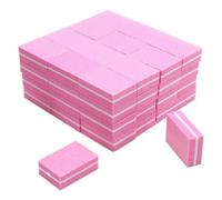EAVUYIS 50 Pezzi Buffer per Unghie, Levigatura File Strumento Buffer Blocco a Doppia Faccia, Adatti per Saloni di Bellezza Domestico Unghie in Gel