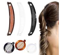 EAVUYIS 6pz Fermagli per capelli a banana, Banana Clip pettine per Capelli, in resina, per capelli e banane, per coda di cavallo, accessori per lo styling dei capelli a incastro, per donne e ragazze