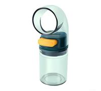Eawfgtuw 1/2 / 3 pezzi sale pepe shaker - plastica a contatto con gli alimenti design ricaricabile per cucinare barbecue condimento bottiglie barattoli 14,5 x 5 cm