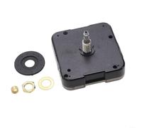 Eawfgtuw 12888 - Kit di riparazione per orologio da parete con movimento al quarzo con asta lunga e lancette ponderate, include dado esagonale, rondella e cuscinetto in gomma per un'accurata
