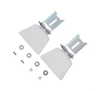 Eawfgtuw 2 protezioni di sicurezza per smerigliatrice da banco per tipo da 125 mm, con staffa, in acciaio inox e ABS, protezione per gli occhi per attrezzi da officina