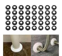 Eawfgtuw 20 coperture decorative per tubi di drenaggio e termosifoni, in polipropilene, per una facile installazione fai da te per il riscaldamento di casa e giardino (per 25 mm)