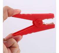 Eawfgtuw 2pcs Grande 100A Coccodrillo per Clip Auto Caricabatteria Isolato Morsetto