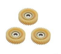 Eawfgtuw 3 pezzi 35T ingranaggi in nylon a denti obliqui per motore brushless da 500 W, PA66 elettrico per pignone riduttore, diametro 47 mm, spessore 12,5 mm, accessorio giallo