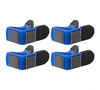 Eawfgtuw 4 clip magnetiche per pennelli con apriscatole, morsetto in plastica per tenere pennelli sopra le lattine, fissare teloni e panni in casa (SKU)