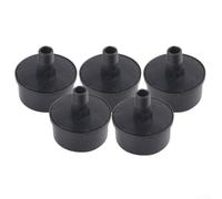 Eawfgtuw 5pcs 16mm Filettatura Maschio Compressore D'aria Silenziatore Filtro per Pistone Compressore D'aria e Piccola Aria - Nero & Argento