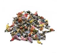 Eawfgtuw 60PCS Scala 1:87 HO Seduti Modello Treno Passeggeri Dipinto Figure di Plastica per il Layout Ferroviario Paesaggio Paesaggio Decorazione Indoor Outdoor Display
