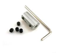 Eawfgtuw Accoppiamento albero motore, connettore di accoppiamento in acciaio, giunto di accoppiamento, manicotto connettore albero, set di accoppiamento motore, accoppiamento utensile elettrico