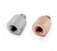 Eawfgtuw Adattatore connettore per antenna JPC da M10 a 3/8 con struttura leggera in acciaio inossidabile per migliorare la ricezione del segnale e l'affidabilità della connessione (argento)