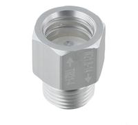 Eawfgtuw Adattatore per cilindro in lega di alluminio da TR21-4 a W21.8-14 compatibile con il connettore del sistema del convertitore del serbatoio di sodio per il montaggio della linea di