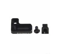 Eawfgtuw Adattatore per leva del cambio per bici per supporto freno I-Spec EV, staffa per leva del cambio in lega di alluminio compatibile con M4100 6100 7100 8100 9100 9120, nero (a destra)