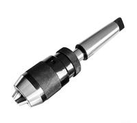 Eawfgtuw Adattatore per mandrino per trapano MT2 R8 di grado industriale B10-B22 Sistema di serraggio automatico a tre ganasce per fresatura tornio supporto macchina utensile (asta B16 MT2 da 1-13 mm)